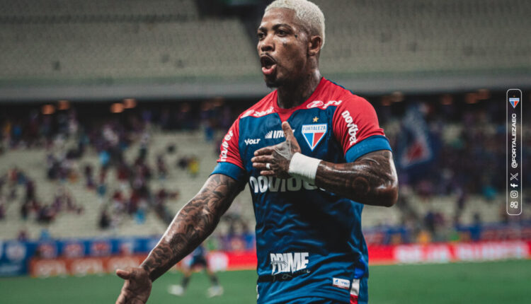 Marinho durante confronto entre Fortaleza e Atlético-MG